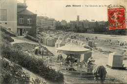 Dinard * Vue Générale De La Plage * Manège Carousel * Casino Kursaal * Chevaux De Bois - Dinard