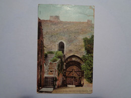 Isle Of Weight. - Carisbrooke Castle. Entrance Gates. (28 - 1 - 1910) - Otros & Sin Clasificación