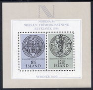 ICELAND 1983  NORDIA '84 Exhibition Block MNH / **.  Michel Block 5 - Nuevos