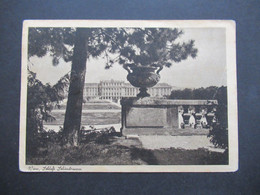 Österreich 1946 AK Wien Schloss Schönbrunn Rückseitig 5 Verschiedene Sonderstempel - Covers & Documents