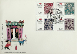 1994. Macau. FDC Usos E Costumes. Festival Da Primavera - Andere & Zonder Classificatie