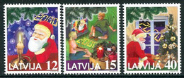 LATVIA 1999 Christmas  MNH / **.  Michel 514-16 - Letland