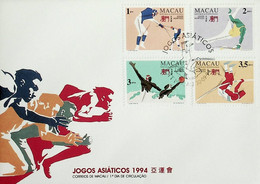 1994. Macau. FDC Jogos Asiáticos 1994 - Other & Unclassified