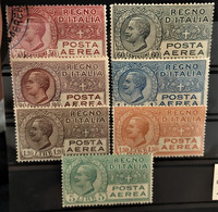 ITALY / ITALIA 1926-28 - MNH - Sc# C3-C9 - Air Mail - Complete Set! - Correo Aéreo