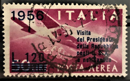 ITALY / ITALIA 1956 - Canceled - Mi# 962 - Visita Del Presidente Della Repubb ... - Poste Aérienne