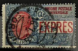 ITALY / ITALIA 1926 - Canceled - Sc# E8 - Express Mail 2,50L - Exprespost