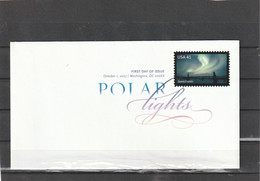 USA POLAR LIGHTS FDC 2007 - 2001-2010