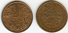 Pays-Bas Netherland 2 1/2 Cents 1941 UNC KM 150 - 2.5 Centavos