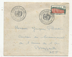 FDC , Premier Jour , CONGO , BRAZZAVILLE , 10 E Anniversaire De L'OMS, 1958, 2 Scans , Frais Fr 1.55 € - FDC