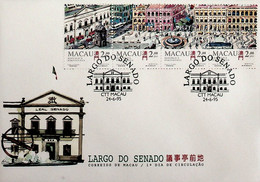 1995. Macau. FDC Largo Do Senado - Autres & Non Classés