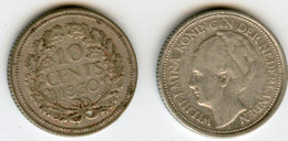 Pays-Bas Netherland 10 Cents 1930 Argent KM 163 - 10 Cent
