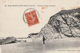 SAINT-MICHEL-CHEF-CHEF. -  Rochers, Plage Et Falaise - Saint-Michel-Chef-Chef