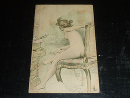 BOUTET HENRI - FEMME NUE SUR UNE CHAISE - ILLUSTRATEUR FEMME (CR) - Boutet