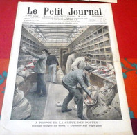 Le Petit Journal N°958 28 Mars 1909 Grève Des Poste Intérieur Wagon Poste,Ambulancières Volontaires Grande Bretagne - Le Petit Journal