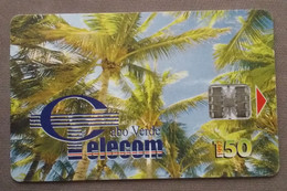 TELECARTE PHONECARD - CABO VERDE - Palmiers SC7 - 150u - 1997 - EC - Cap Vert