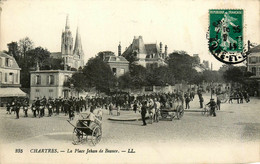 Chartres * La Place Jehan De Beauce * Défile Fanfare Orchestre - Chartres