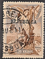 PORTUGAL1911 - Canceled - Af. 202 - 75r - Vasco Da Gama On Madeira - Used Stamps