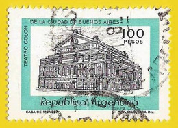 Argentina. 1981. Scott # 1168. Buenos Aires. Teatro Colon - Usati