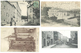 Delcampe - 4 Cpa Privas - La Gare / Préfecture / Place De La République / Cours Du Temple    ( S. 4581 ) - Privas