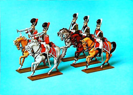 ► Carte Postale  Figurine En Plomb  Jouet Doll Bayerische  Chevaulegers - Soldats De Plomb