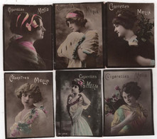 CARTES CIGARETTES MELIA ALGER Tirage Lot 6 Artiste De LEKA - Melia