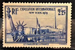 FRANCE 1939 - MLH - YT 426 - Exposition Internationale New York 1939 - Ungebraucht