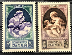 FRANCE 1939 - MLH - YT 440, 441 - Pour La Natalité - Neufs