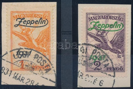 1931 Zeppelin Sor Kivágáson (28.000) - Autres & Non Classés