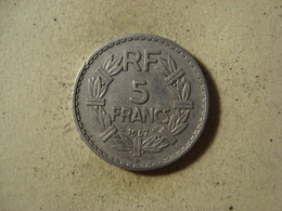 MONNAIE FRANCE 5 FRANCS 1947 B LAVRILLIER ( 9 Ouvert ) - 5 Francs