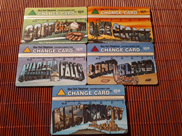 Landis & Gyr 5 Phonecards 310 A+B+C+D +E (MINT,NEW) RARE - [3] Magnetic Cards