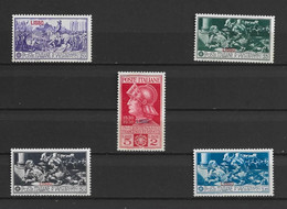 94855) ITALIA-EGEO-LIPSO-50º Anniversario Della Morte Di Giuseppe Garibaldi - 28 Agosto 1932  SERIE COMPLETA SENZA GOMMA - Egée (Lipso)