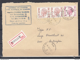 Aangetekende Brief Van Mechelen Naar Antwerpen - 1970-1980 Elström