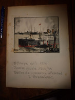 1914-18  - Navire De Commerce Allemand à Pernambouc       (guerre Navale)-   ( Pl. 31 ,  Par CH. FOUQUERAY ) - 1914-18