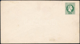 1867 3kr Sötétzöld Használatlan Díjjegyes Boríték / Unused PS-cover, Dark Green - Autres & Non Classés