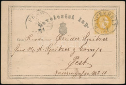 1871 Díjjegyes Levelezőlap / PS-card "PINCZEHELY" - Pest - Autres & Non Classés