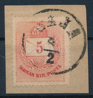 1874 5kr I. Gyöngyjavítással (ex Lovász) - Other & Unclassified