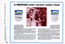 RRR " LE REDOUTABLE " Sur Feuillet PAC N°té RARE (750 Ex.) De 1969. N° YT 1615. En Parfait état. RRR - Sottomarini