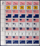 ** 1968 Történelmi Zászlók Teljes ív Mi 951-960 - Other & Unclassified