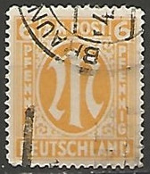 ALLEMAGNE / OCCUPATION INTERALLIEE / ZONE ANGLO-AMERICAINE  N° 5b OBLITERE Dentelé 14 - Used