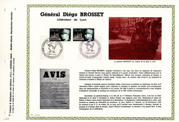 RRR " GENERAL DIEGO BROSSET " Sur Feuillet PAC N°té RARE (1000 Ex.) De 1971 N°YT 1668. Parf état. RRR - Militaria