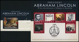 ** 2012 Abraham Lincoln Kisív + Blokk Mi 6140 - 6145 + Mi 635 - Other & Unclassified