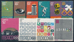 ** 1968 Olimpia Sor Mi 1283-1292 - Other & Unclassified