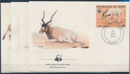 1985 WWF: Antilop Sor Mi 941-944 4 Db FDC-n - Other & Unclassified