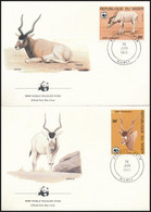 1985 WWF: Antilop Sor 4 FDC-n Mi 941-944 - Other & Unclassified