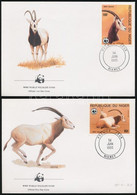 1985 WWF: Antilop Sor Mi 941-944 4 Db FDC-n - Other & Unclassified