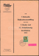 1951 Német Bélyegújság Elsőnapi Bélyegzéssel (Mi EUR 160,-) - Andere & Zonder Classificatie