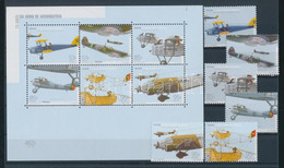 ** 1999 75 éves Az Air Force Sor Mi 2347-2352 + Blokk 152 - Altri & Non Classificati