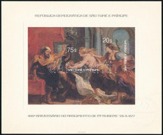 ** 1977 Rubens Festmény De Luxe Blokk, Rubens Painting De Luxe Block Mi 2 - Other & Unclassified