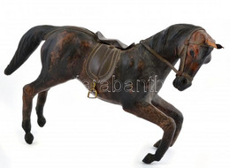 Ló Figura, Bőrből, 22×33 Cm - Other & Unclassified