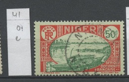 Niger 1926-38 Y&T N°41 - Michel N°41 (o) - 50c Embarcation - Oblitérés